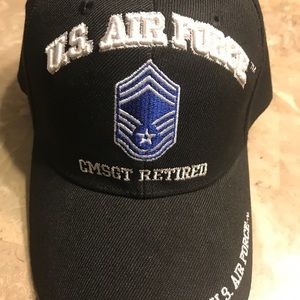 Air Force CMSGT Cap, Blue